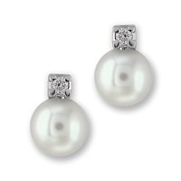 Boucles d'oreilles Gemoro Femme in Or blanc Perla OPE229BIA - OPE229BIA
